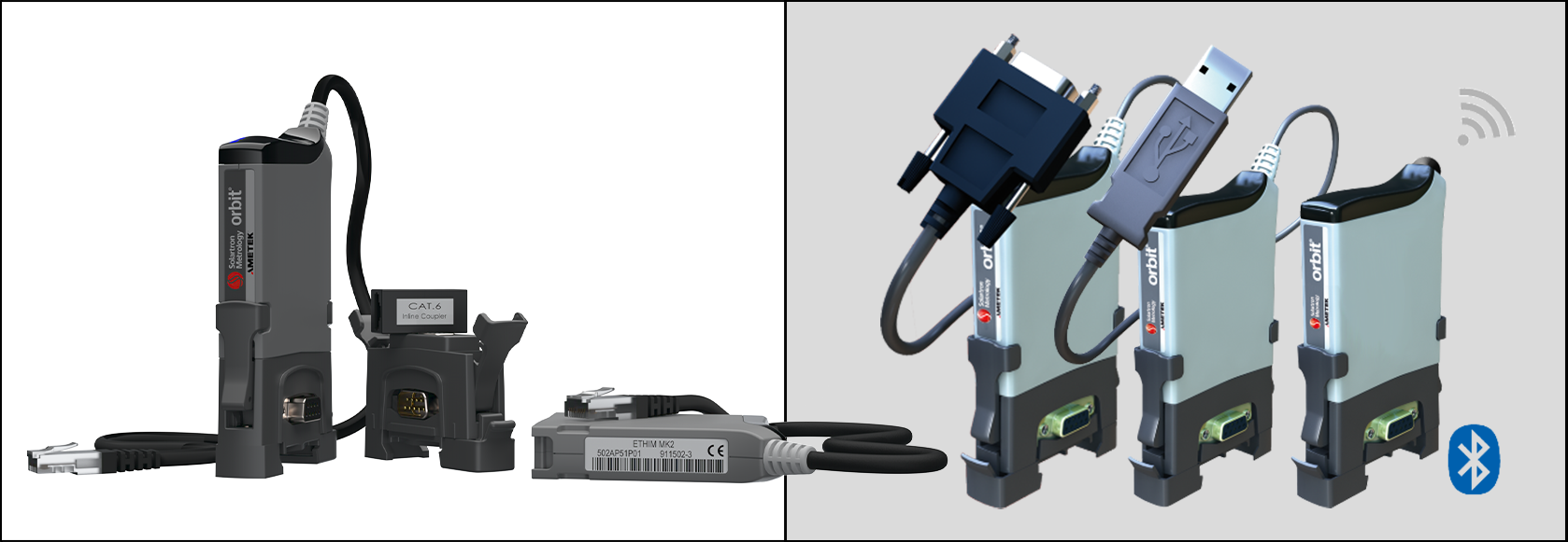 Medidor de ar e módulos de interface