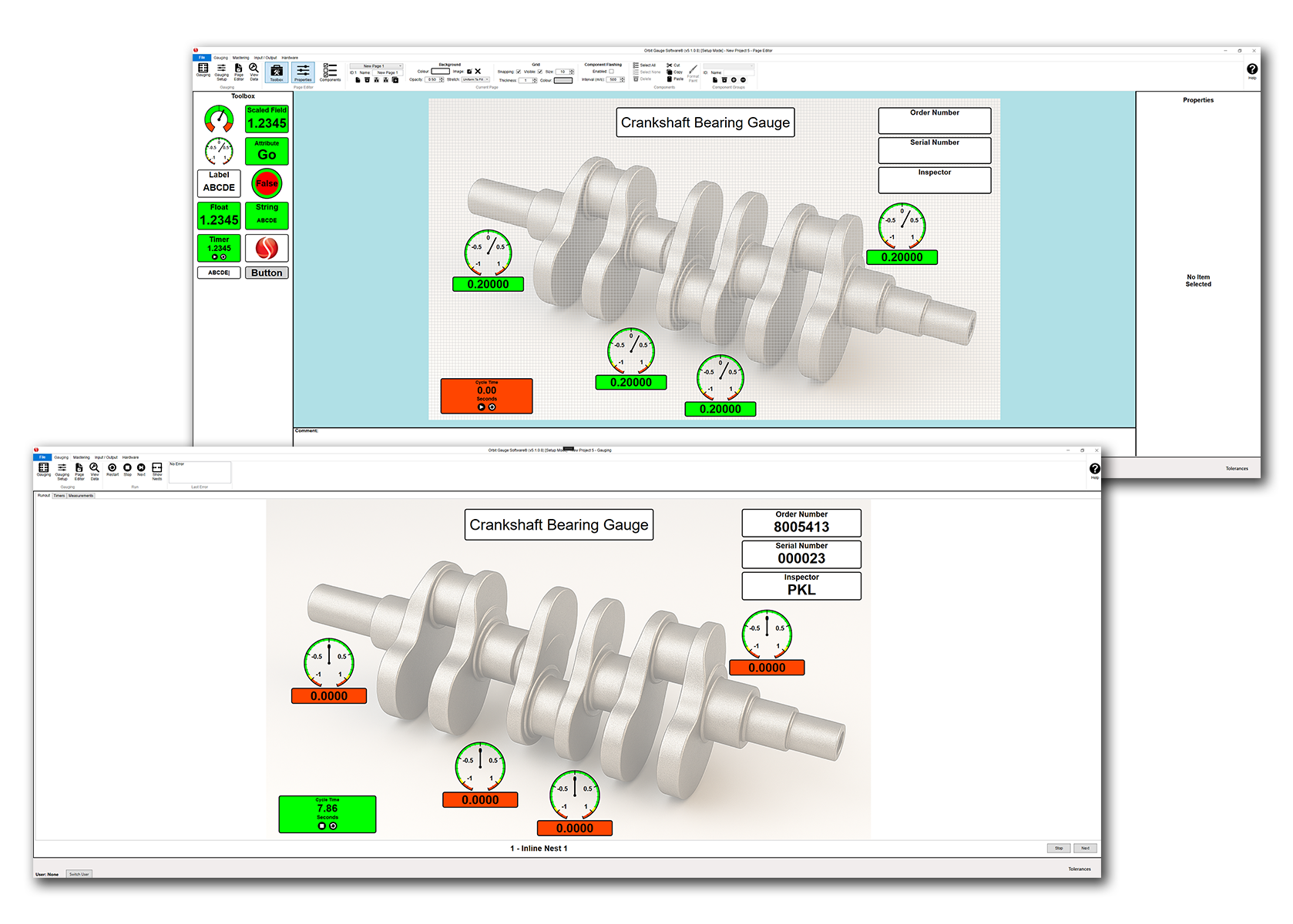 Orbit Gauge Software 5 Screenshots